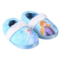 papuče Ľadové kráľovstvo Elsa a Anna , Velikost boty - 28-29 , Barva - Tyrkysová