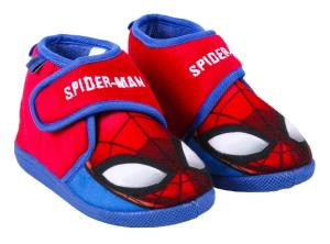 papuče Spiderman , Velikost boty - 23 , Barva - Modro-červená