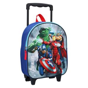 Batoh Avengers Trolley 3D , Barva - Modrá