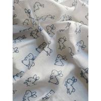 Bavlnená tetra osuška Zajac , Barva - Béžová , Rozměr textilu - 90x100