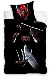 Bavlnené obliečky Freddy vs Jason , Rozměr textilu - 140x200