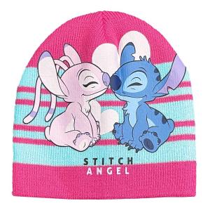 Čiapka Lilo a Stitch , Velikost čepice - 52 , Barva - Malinová