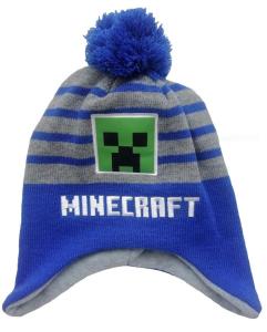 Čiapka Minecraft , Velikost čepice - 54 , Barva - Modro-šedá