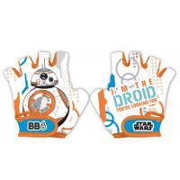 Cyklistické rukavice Star Wars BB-8 , Barva - Biela