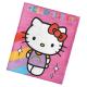 Deka Hello Kitty Rainbow , Barva - Ružová , Rozměr textilu - 130x160-1