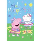 Deka Peppa Pig Hula hooping , Barva - Modro-zelená , Rozměr textilu - 100x150