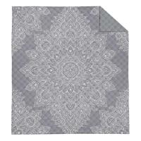 Přehoz na postel Mandala grey , Barva - Šedá , Rozměr textilu - 170x210