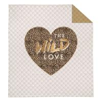 Přehoz na postel Wild Love , Barva - Zlatá , Rozměr textilu - 170x210