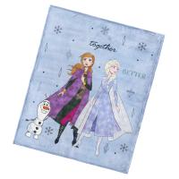 Deka Ľadové Kráľovstvo Anna Elsa a Olaf , Barva - Modrá , Rozměr textilu - 130x160