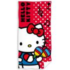 Osuška Hello Kitty Malá Hudebnice , Barva - Červená , Rozměr textilu - 70x140