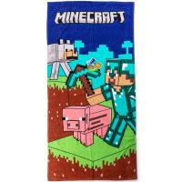 Osuška Minecraft Objav svoj Svet , Barva - Barevná , Rozměr textilu - 70x140