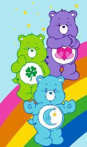 Ručník Medvídci Care Bears , Barva - Barevná , Rozměr textilu - 30x50