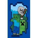 Ručník Minecraft Mob Monsters , Barva - Modrá , Rozměr textilu - 30x50