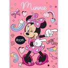 Deka Minnie Boom , Barva - Ružová , Rozměr textilu - 100x140