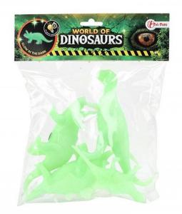 Figúrky dinosaurus svietiace 4ksd