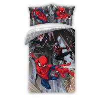 Povlečení Spiderman City , Barva - Červeno-modrá , Rozměr textilu - 140x200