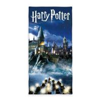 Osuška Harry Potter Magic , Barva - Modrá , Rozměr textilu - 70x140