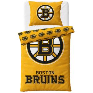 Hokejové povlečení NHL Boston Bruins , Barva - Žltá , Rozměr textilu - 140x200