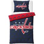 Hokejové povlečení NHL Washington Capitals , Barva - Modro-červená , Rozměr textilu - 140x200