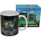 HRNČEK MINECRAFT , Velikost lahve - 325 ml , Barva - Bielo-čierna