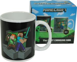 HRNČEK MINECRAFT , Velikost lahve - 325 ml , Barva - Bielo-čierna