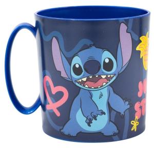 Hrneček Lilo a Stitch , Velikost lahve - 390 ml , Barva - Tmavo modrá