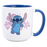 Hrníček Stitch a Lilo , Velikost lahve - 400 ml , Barva - Biela