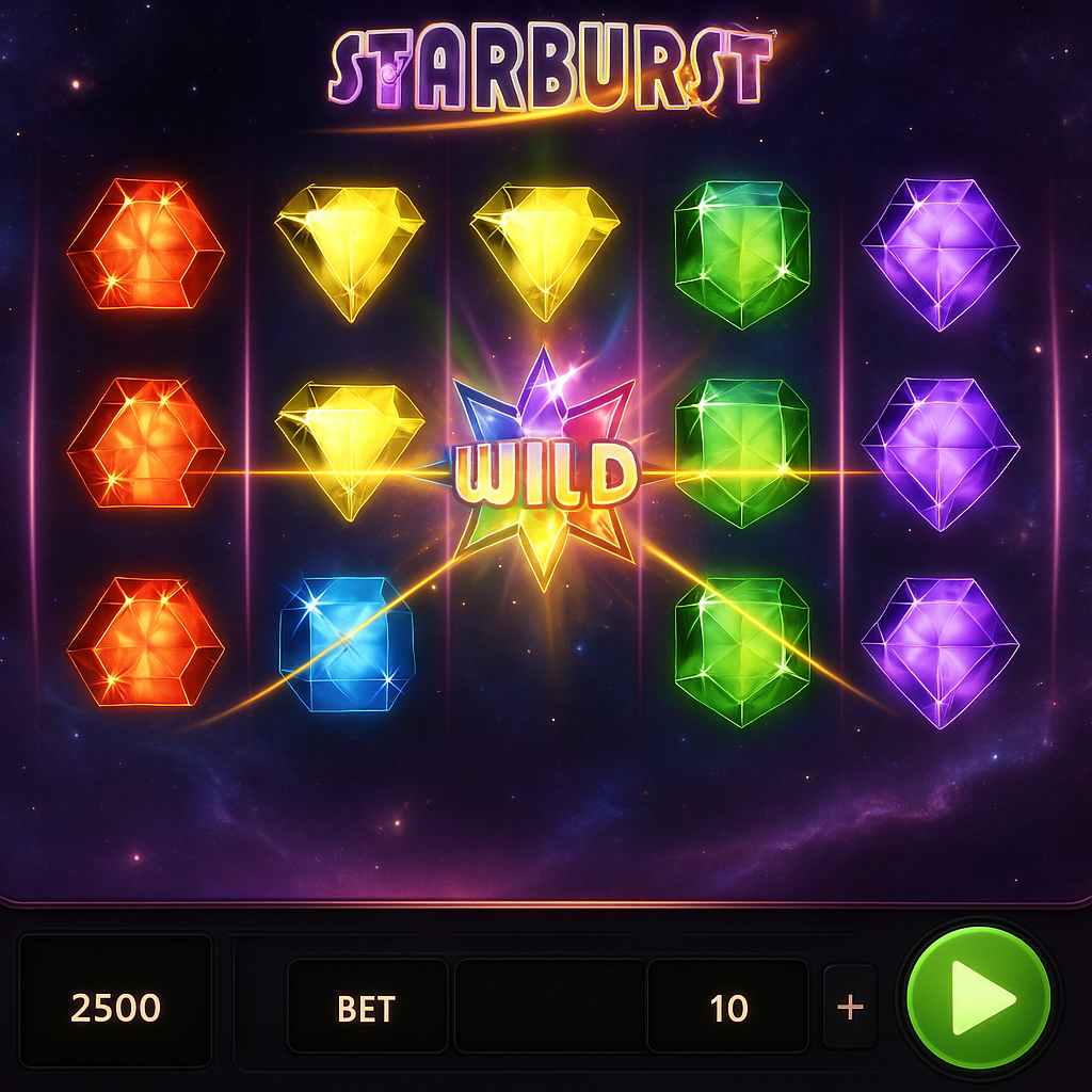 Eurogold - Starburst Slot Game - Top NetEnt Automat