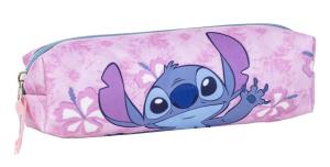 Jednokomorový pouzdrový penál Lilo a Stitch , Barva - Ružová