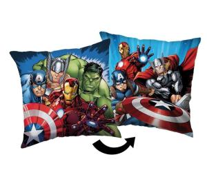 Mikroplyšový povlak na polštářek Avengers Heroes 03 Polyester, 40/40 cm , Barva - Modrá , Rozměr textilu - 40x40