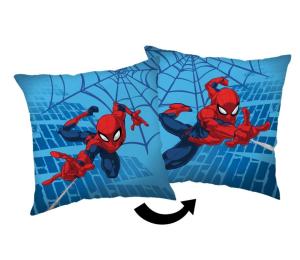 Mikroplyšový povlak na polštářek Spiderman Blue 05 Polyester, 40/40 cm , Barva - Modrá , Rozměr textilu - 40x40