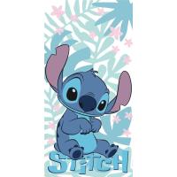 Osuška Lilo and Stitch Palm Leaves , Barva - Tyrkysová , Rozměr textilu - 70x140