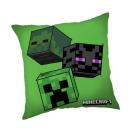 Polštářek Minecraft The Mobs , Barva - Zelená , Rozměr textilu - 40x40