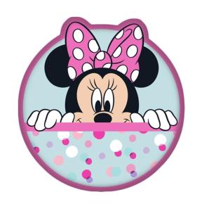 Tvarovaný mikroplyšový polštářek Minnie Dots , Barva - Zelená