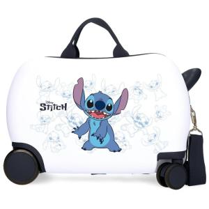 Kufr na kolečkách Lilo and Stitch Happy white , Barva - Bielo-čierna