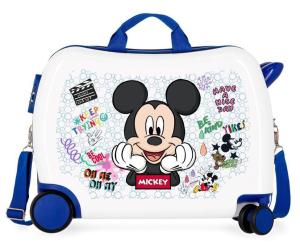 Kufr na kolečkách Mickey Be cool MAXI , Barva - Bielo-modrá