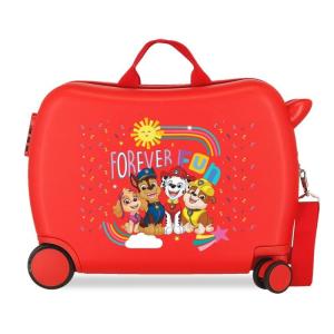 Kufr na kolečkách Tlapková Patrola Forever Fun , Barva - Červená