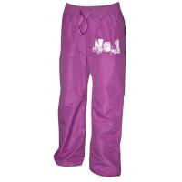 Nohavice s podšívkou , Velikost - 158 , Barva - Svetlo fialová