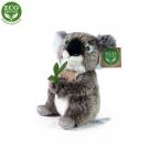 Koala sediaca 15 cm ECO , Barva - Tmavo šedá