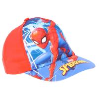 šiltovka Spiderman červená , Velikost čepice - 53 , Barva - Červená