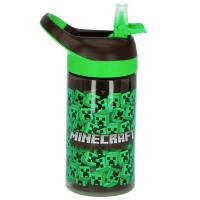 Láhev Minecraft , Velikost lahve - 450 ml , Barva - Zelená