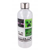 Fľaša na pitie Minecraft , Velikost lahve - 850 ml , Barva - Biela