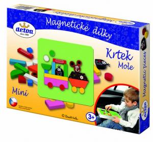 Magnetické dieliky Krtko mini , Barva - Barevná