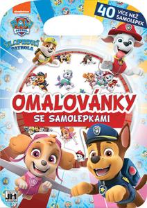 Omaľovánka so samolepkami Paw Patrol , Barva - Barevná