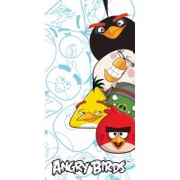 Osuška Angry Birds biela , Barva - Biela , Rozměr textilu - 70x140