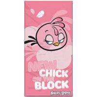 Osuška Angry Birds Stella , Barva - Ružová , Rozměr textilu - 70x140