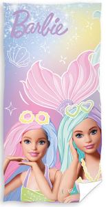 Osuška Barbie Mořské Panny , Barva - Svetlo fialová , Rozměr textilu - 70x140