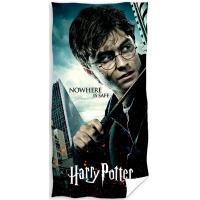 Osuška Harry Potter Nebezpečenstvo číha všade , Barva - Černo-zelená , Rozměr textilu - 70x140