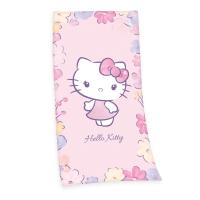 Osuška Hello Kitty , Barva - Svetlo ružová , Rozměr textilu - 75x150
