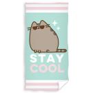 osuška Mačička Pusheen Stay Cool , Barva - Svetlo zelená , Rozměr textilu - 70x140